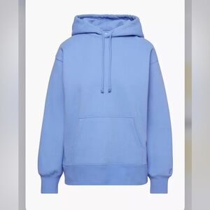 Aritzia Tna Cozy Fleece Boyfriend Hoodie Playful Purple